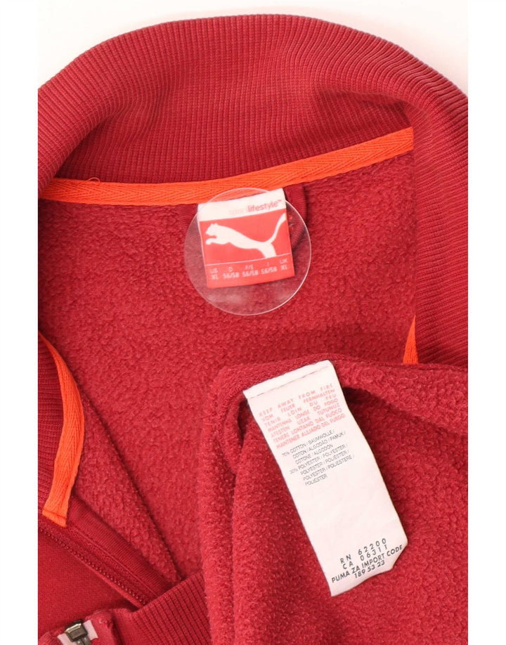 Puma muška trenirka gornja jakna XL bordo pamuk