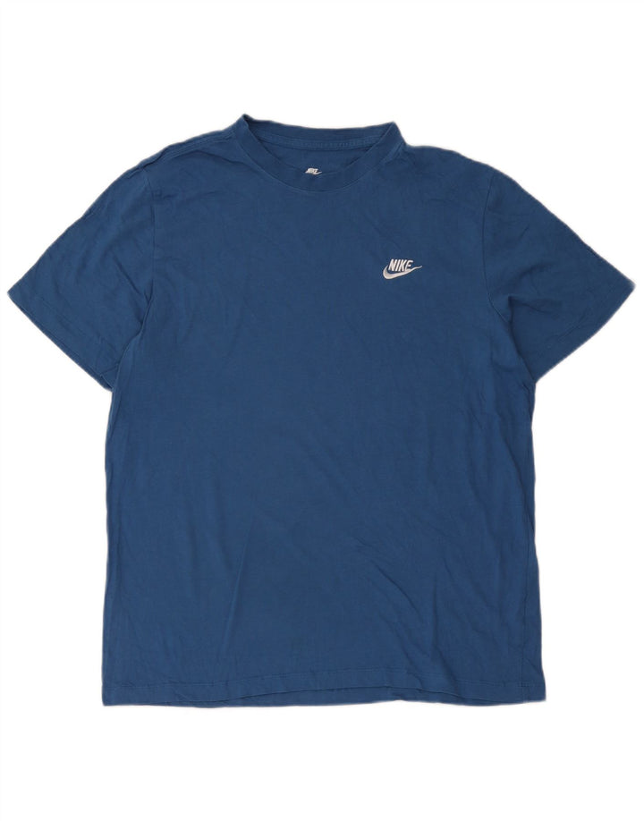 Nike Muška majica kratkih rukava Large Blue Cotton