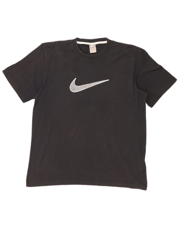 NIKE Muška majica kratkih rukava s grafičkim motivima UK 45/47 XL crni pamuk