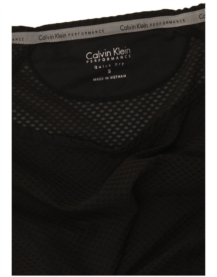 Calvin Klein ženska velika majica dugih rukava UK 10 mala crna