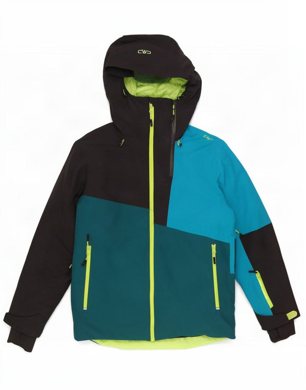 CMP muška skijaška jakna s kapuljačom IT 46 Small Blue Colourblock Poliester