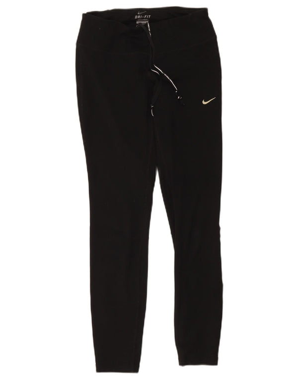 Nike ženske Dri Fit tajice UK 6 XS crni poliester