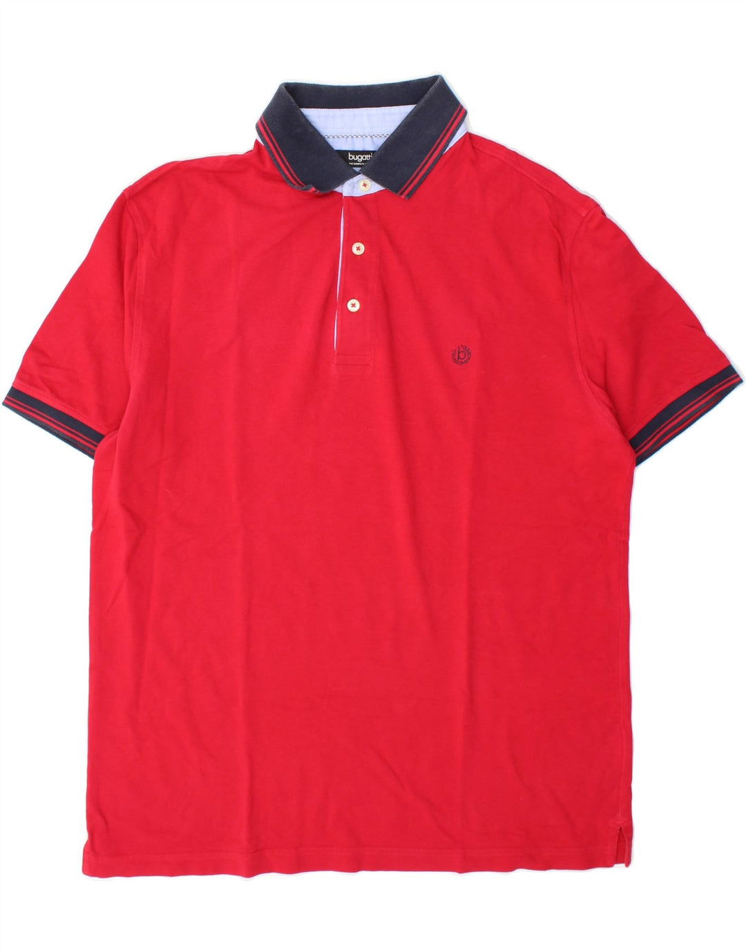 BUGATTI Mens Polo Shirt Medium Red Vintage Bugatti and Second-Hand Bugatti from Messina Hembry 
