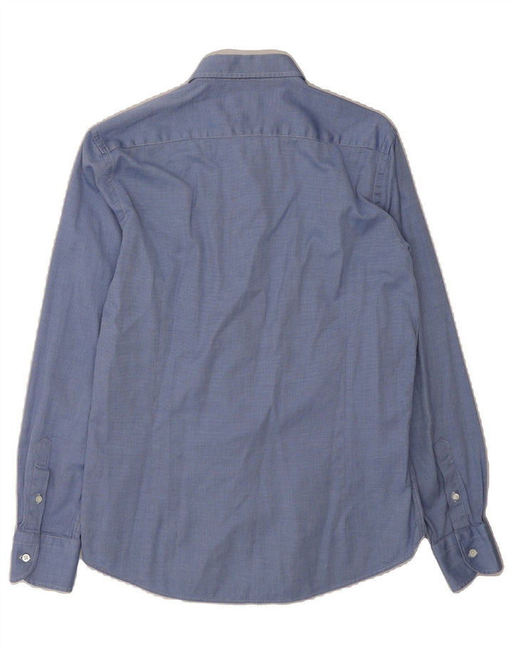 MASSIMO DUTTI Mens Shirt EU 40 15 1/2  Medium Blue Vintage Massimo Dutti and Second-Hand Massimo Dutti from Messina Hembry 