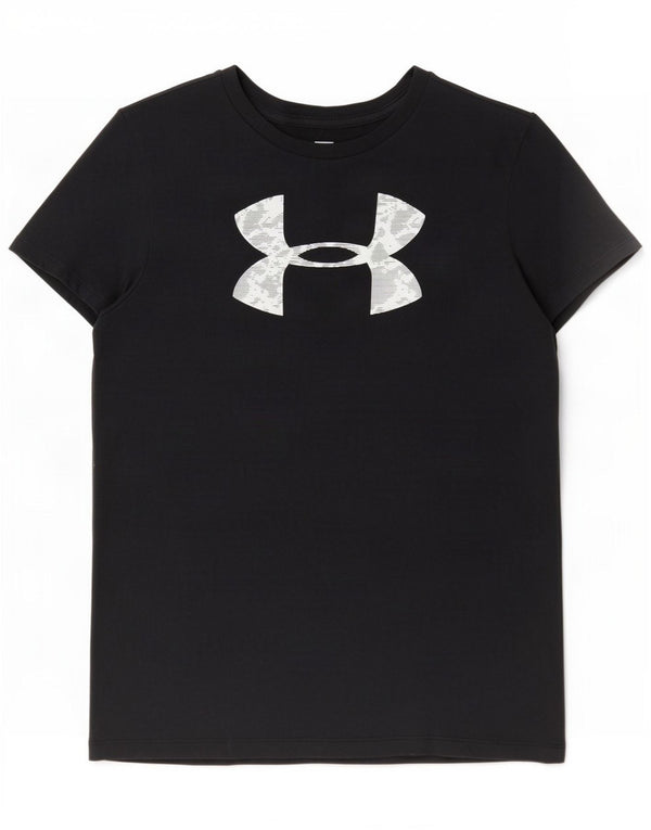 Under Armour Ženska grafička majica kratkih rukava UK 14 Medium Black Cotton