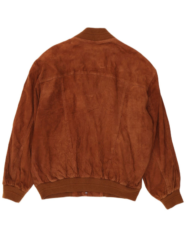 Vintage muška bomber jakna od brušene kože EU 54 2XL smeđa