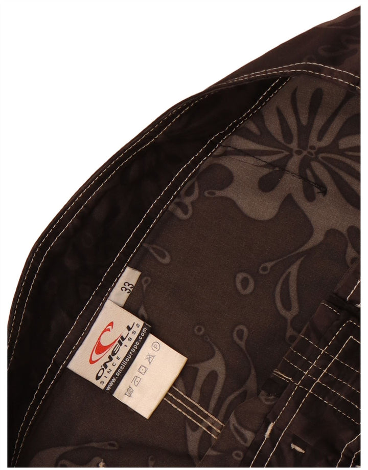 O'Neill muške kratke hlače za kupanje srednje smeđe cvjetne poliesterske hlače