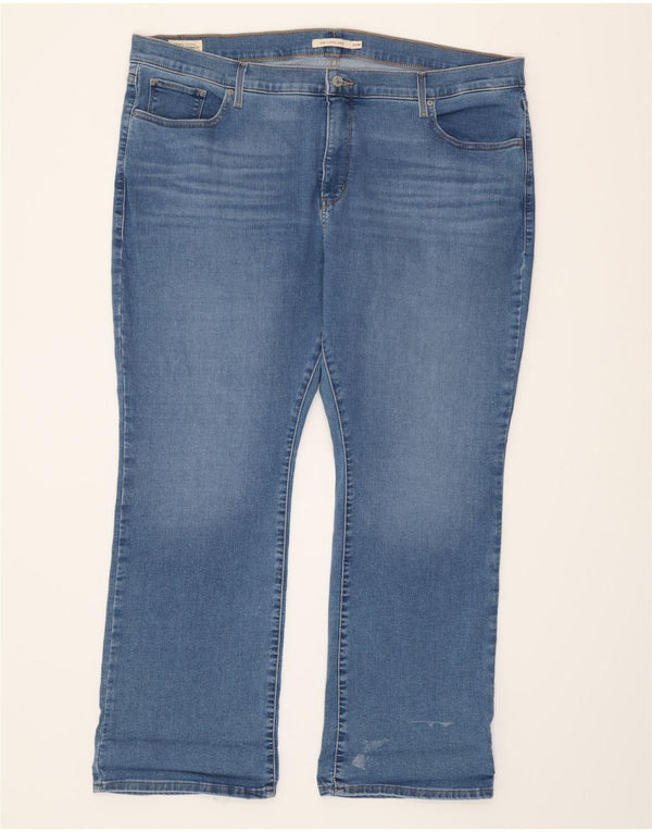 Levi's Ženske traperice 315 Shaping Bootcut US 22 3XL W44 L30 Plavi pamuk