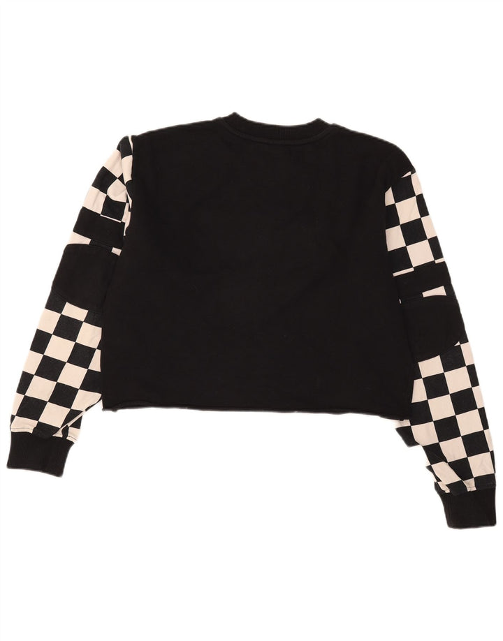 Vans Ženska skraćena majica s grafičkim motivima UK 14 srednje crna geometrijska