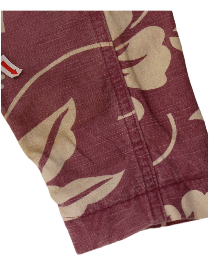 STREET ONE Ženska kratka jakna EU 36 Mala ružičasta cvjetna pamuk