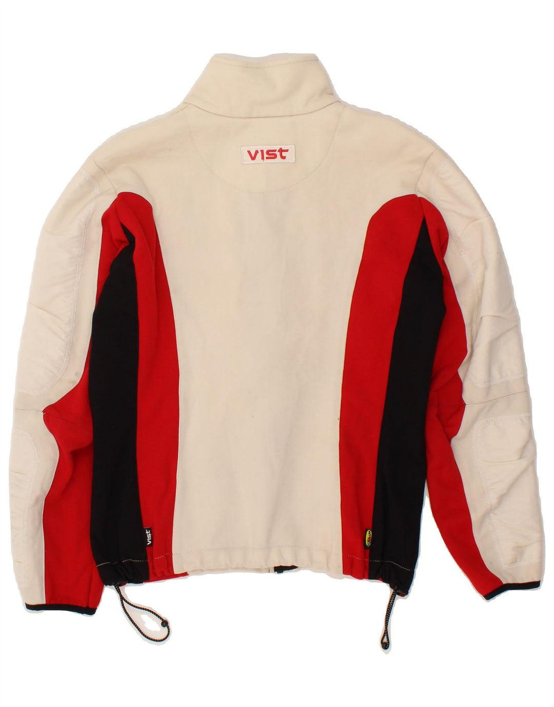 VIST Womens Tracksuit Top Jacket IT 44 Medium Off White Colourblock Vintage VIST and Second-Hand VIST from Messina Hembry 