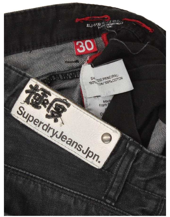 Superdry muške ravne traperice W30 L28 sivi pamuk