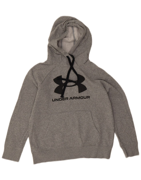 Under Armour ženska jakna s kapuljačom s kapuljačom s grafičkim motivima UK 6 XS siva s pjegama