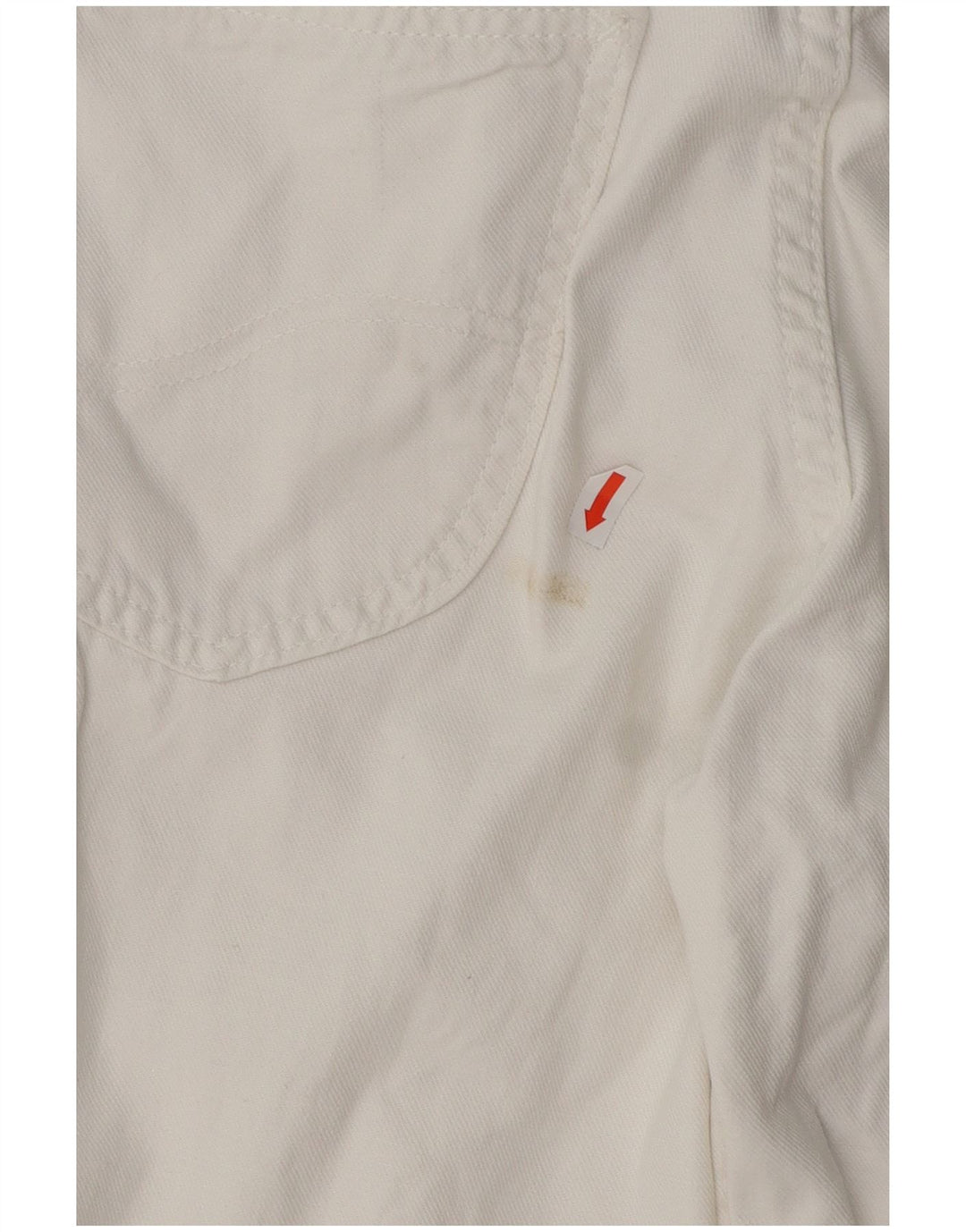 Lee ženske lepršave traperice US 12 Large W31 L29 bijeli pamuk