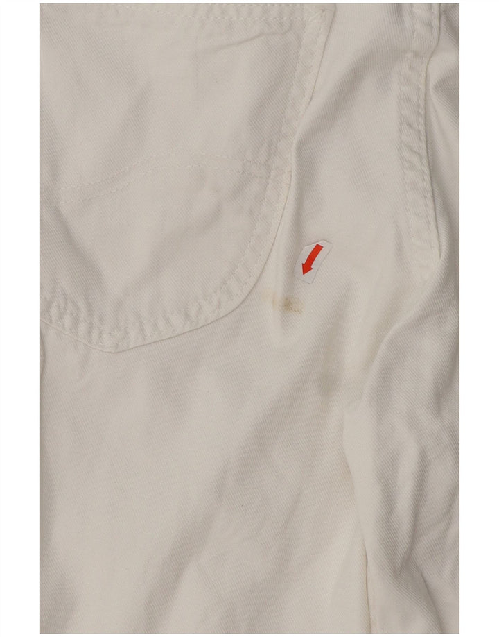 Lee ženske lepršave traperice US 12 Large W31 L29 bijeli pamuk