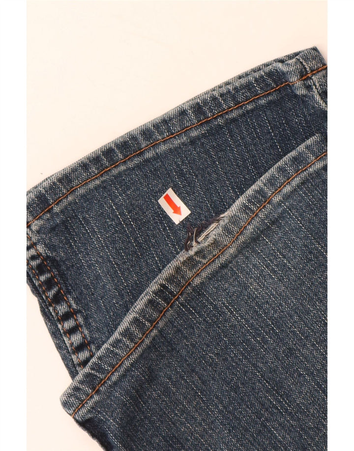 WRANGLER Muške rastezljive ravne traperice Texas W34 L30 plavi pamuk