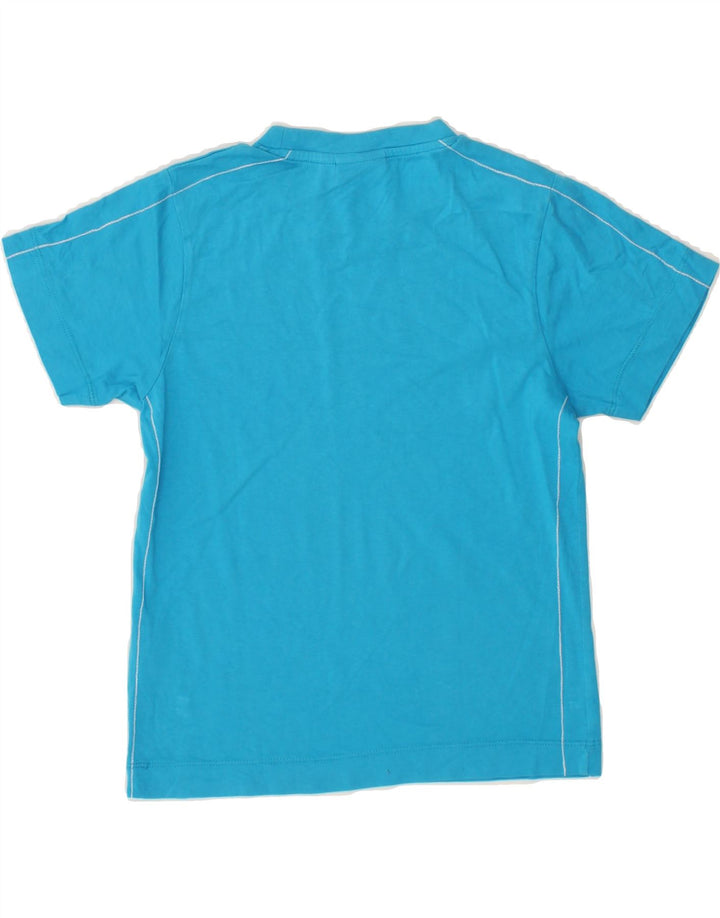 DIADORA Boys T-Shirt Top 7-8 Years Medium Blue Cotton Vintage Diadora and Second-Hand Diadora from Messina Hembry 