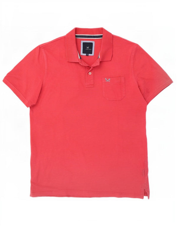 Crew Clothing Muška polo majica Velika ružičasta pamuk