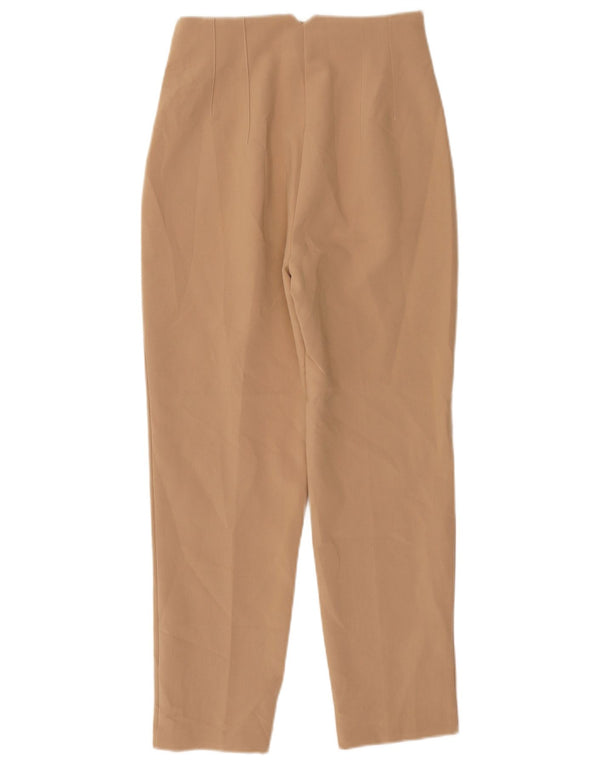 Zara ženske sužene chino hlače male W26 L26 bež poliester