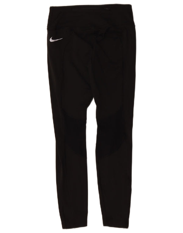 Nike Ženske Dri Fit Leggings UK 8 Male crne poliesterske