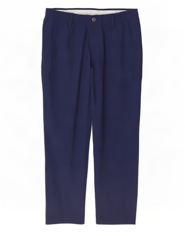 Under Armour muške uske chino hlače W36 L30 tamnoplavi poliester