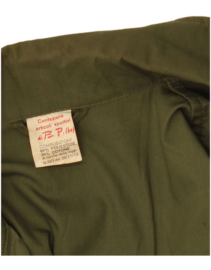 VINTAGE muška pomoćna jakna UK 36 mali kaki poliester