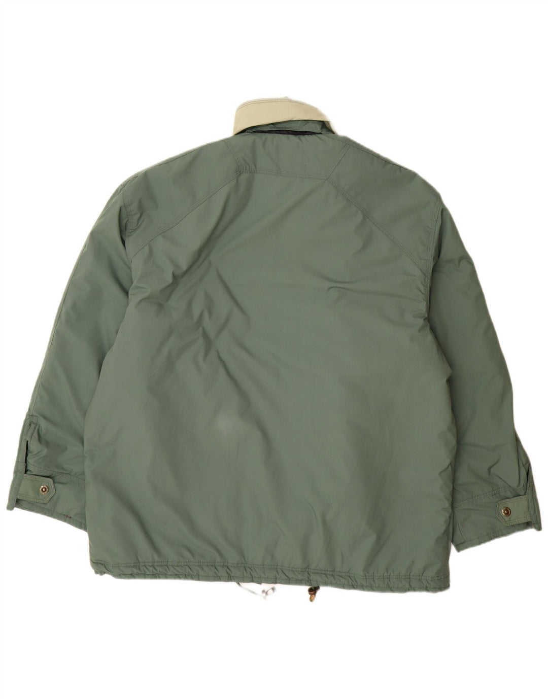 Vintage muška podstavljena jakna UK 42 XL zelena