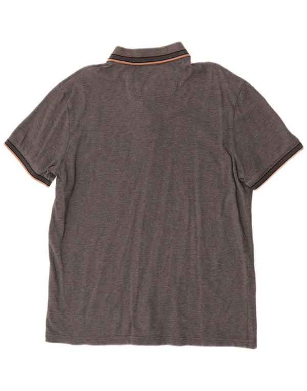 Hugo Boss muška polo majica standardnog kroja XL sivi pamuk