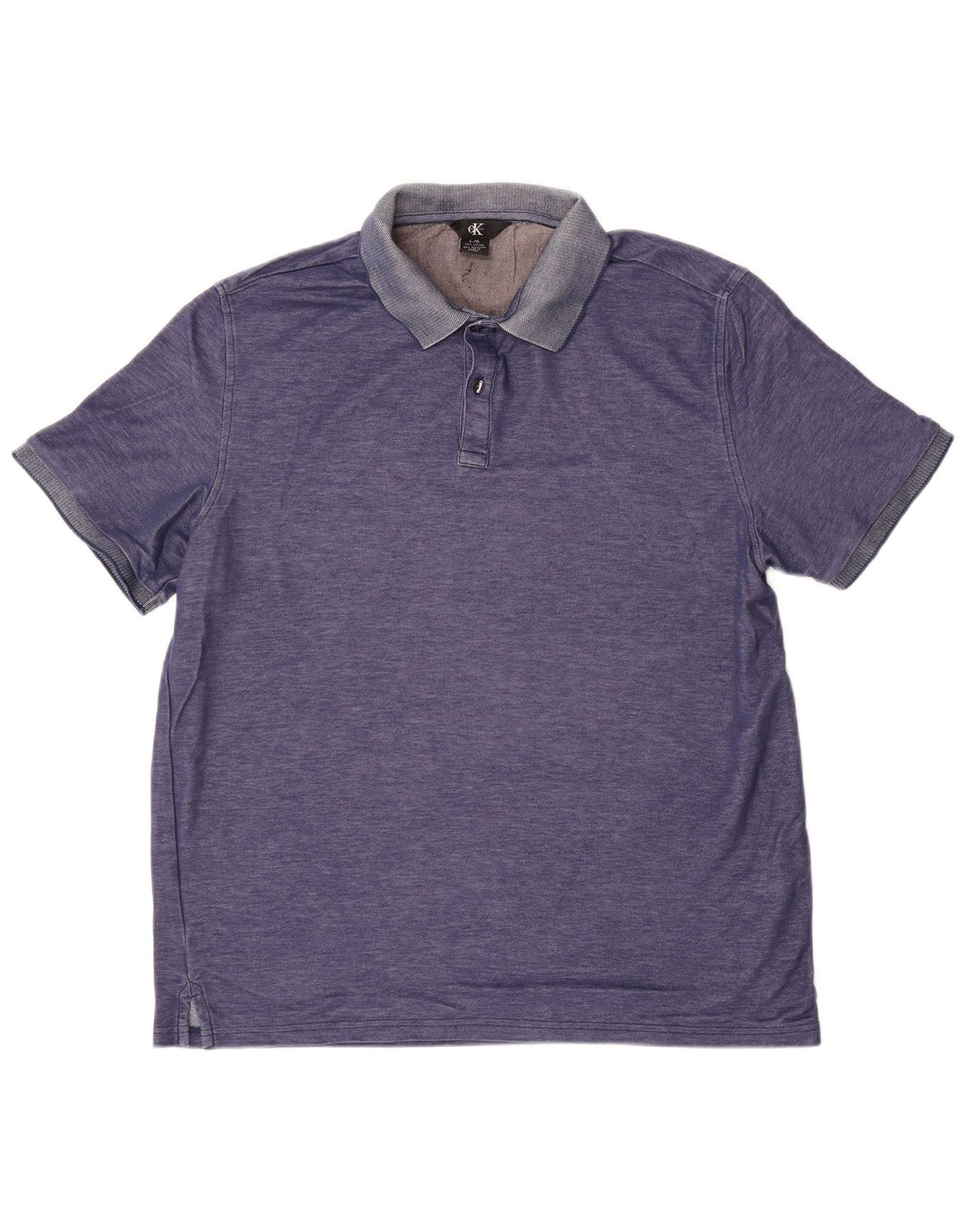 CALVIN KLEIN Muška polo majica Large Blue Pamuk