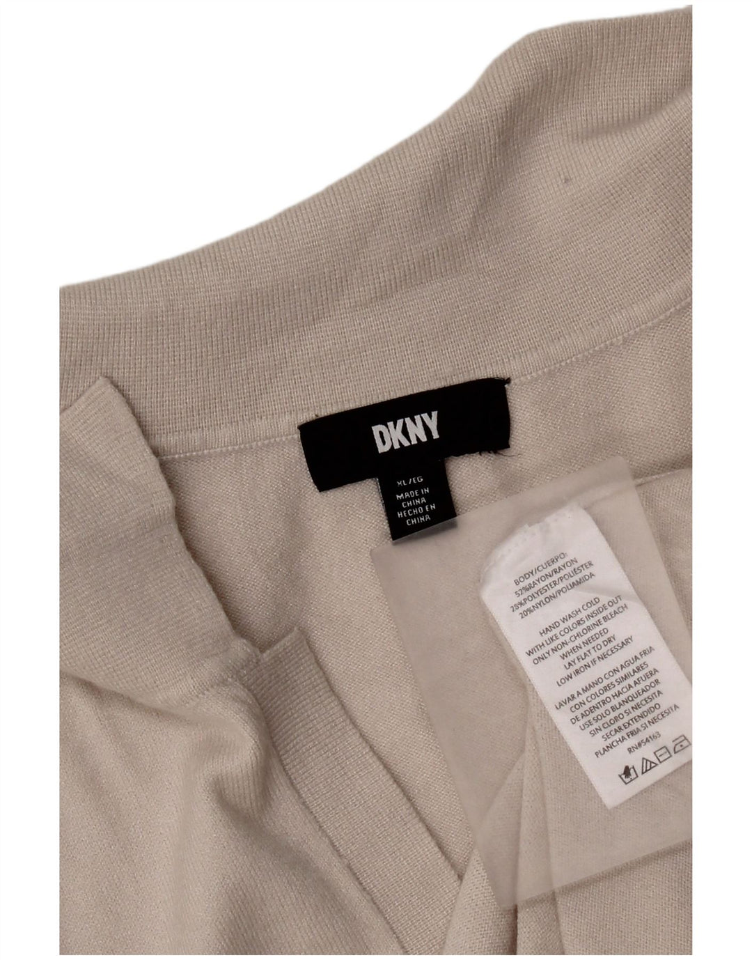 Dkny ženska velika polo majica bez rukava UK 18 XL sivi rajon