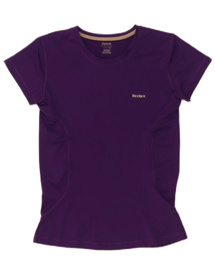 Reebok ženska majica kratkih rukava UK 12 Medium Purple Poliester