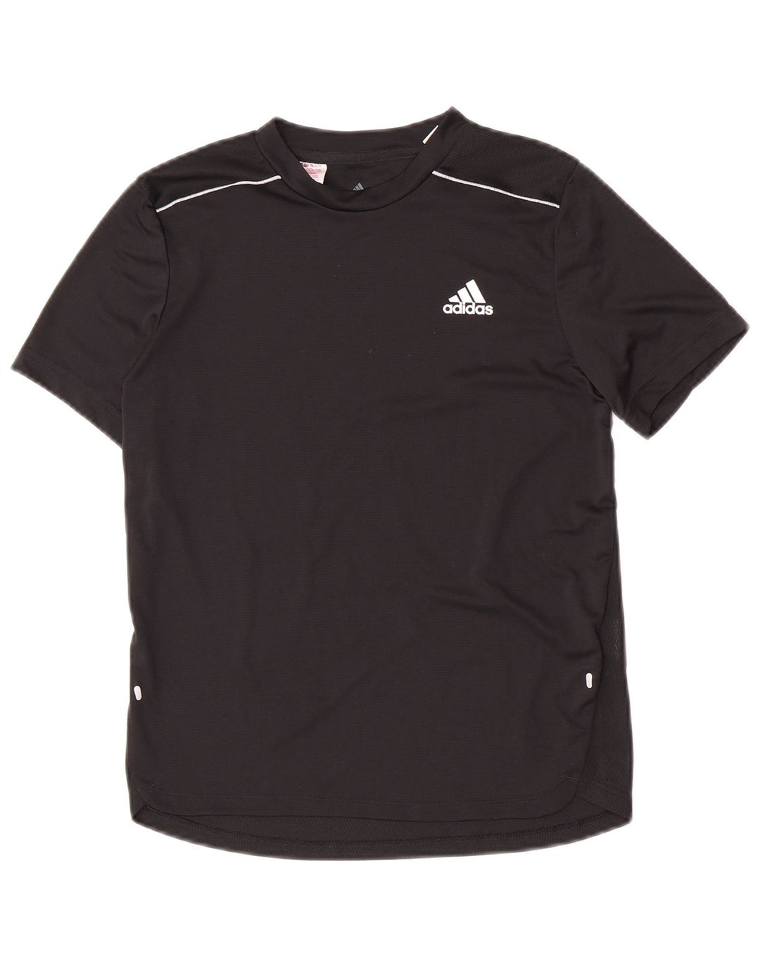 Adidas Boys Aeroready T-Shirt Top 11-12 Years Black Poliester