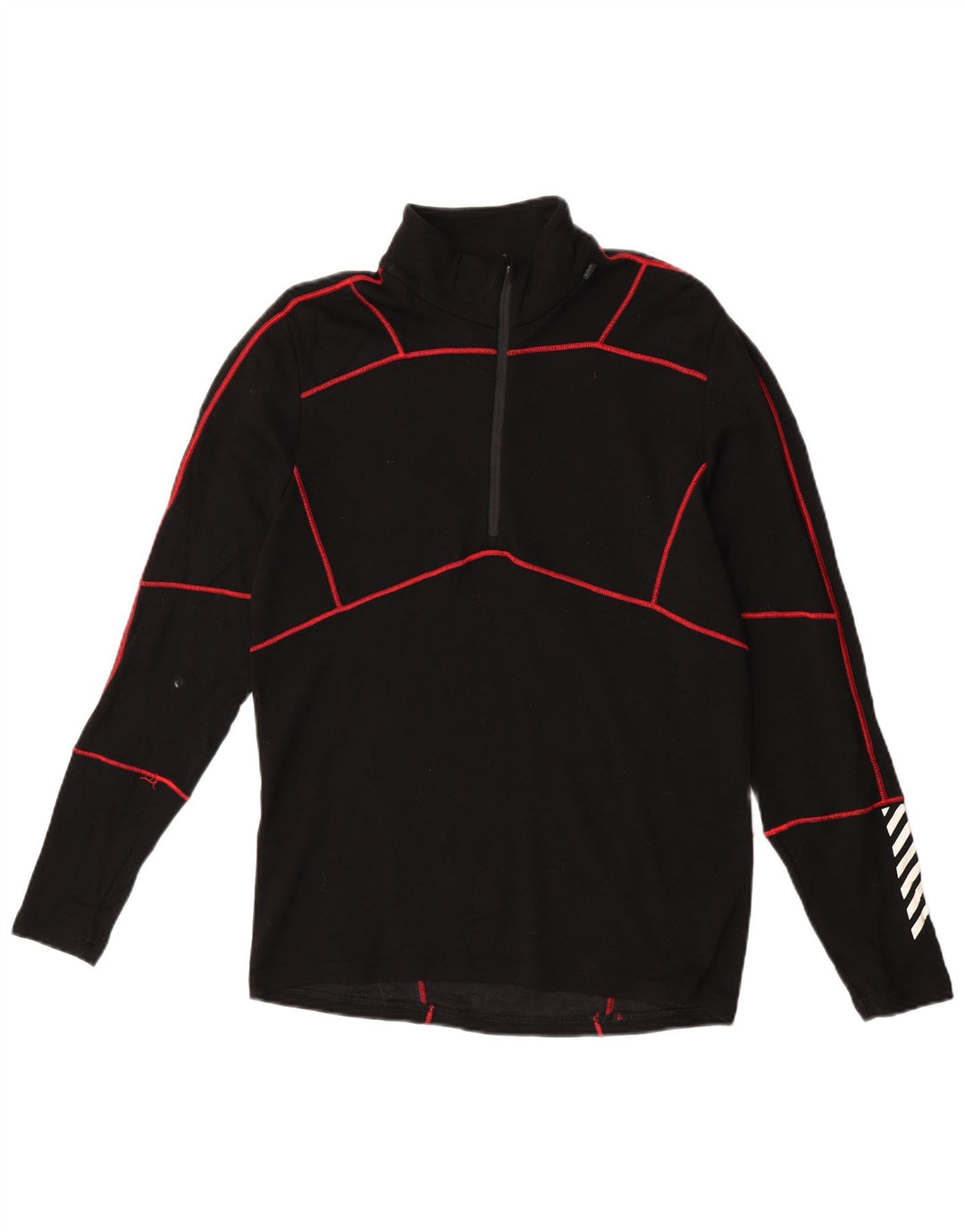 Helly Hansen, gornji dio trenirke s patentnim izrezom, srednji crni geometrijski