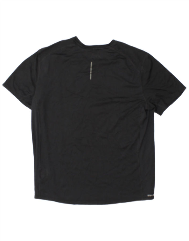 Nike Dri Fit majica kratkih rukava, veliki crni poliester