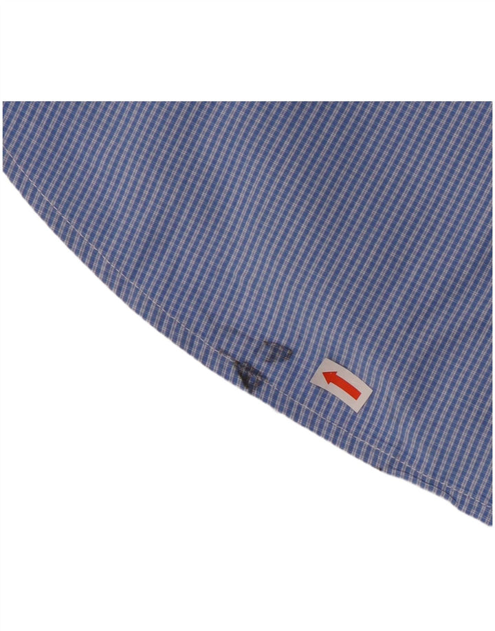 IZOD muška košulja XL plavi karirani pamuk