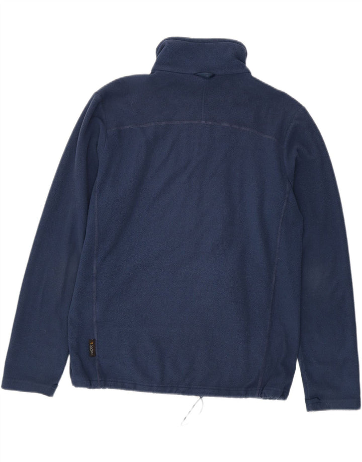 Jack Wolfskin muška jakna od flisa s podstavom UK 42 velika tamnoplava poliester