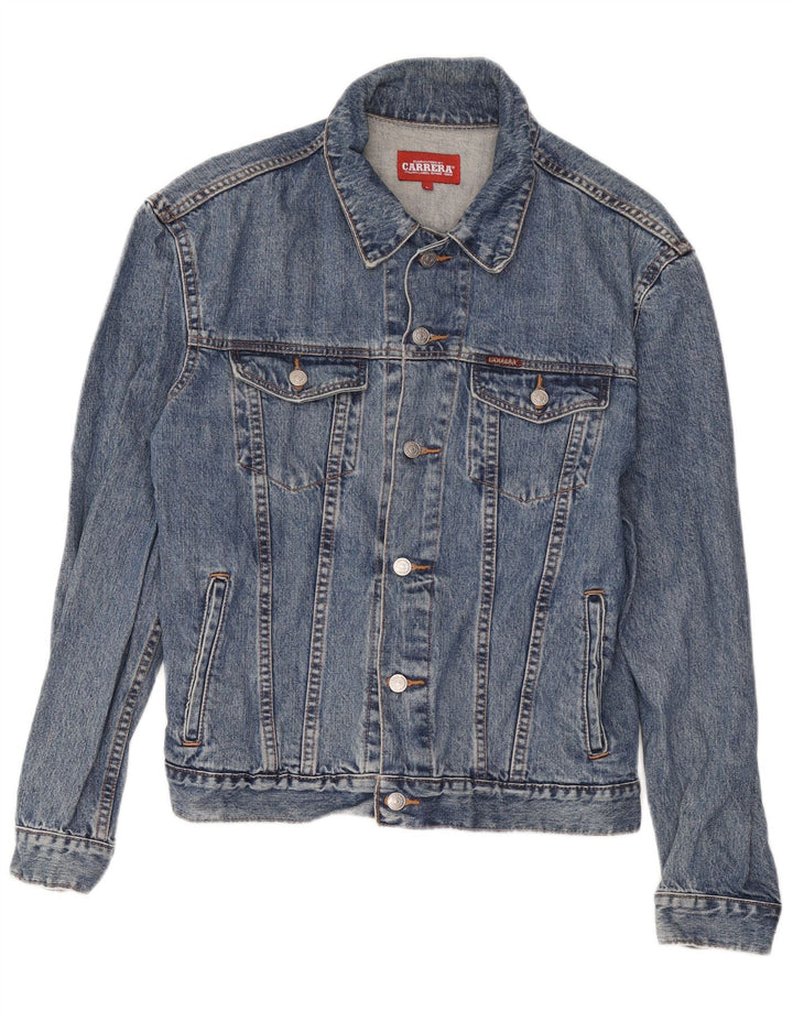 Carrera muška traper jakna UK 40 Large Blue Cotton
