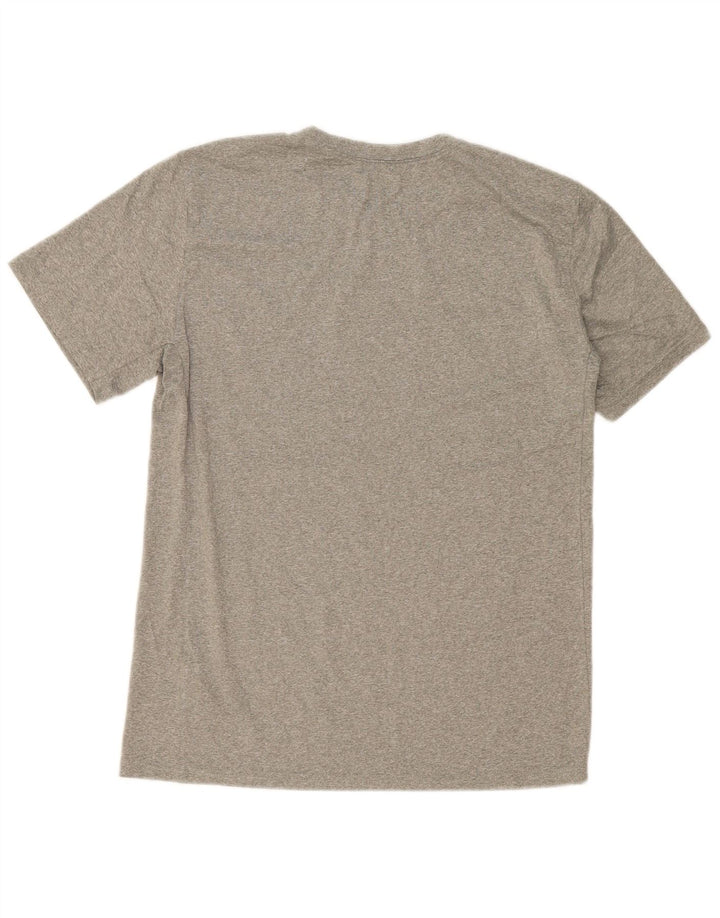 Nike Dri Fit Graphic T-Shirt Top srednje sivi poliester