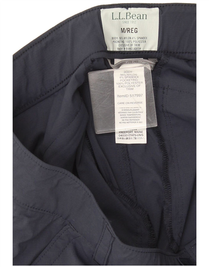 L.L.Bean muške kargo kapri hlače srednje veličine W32 L22 tamnoplavi najlon