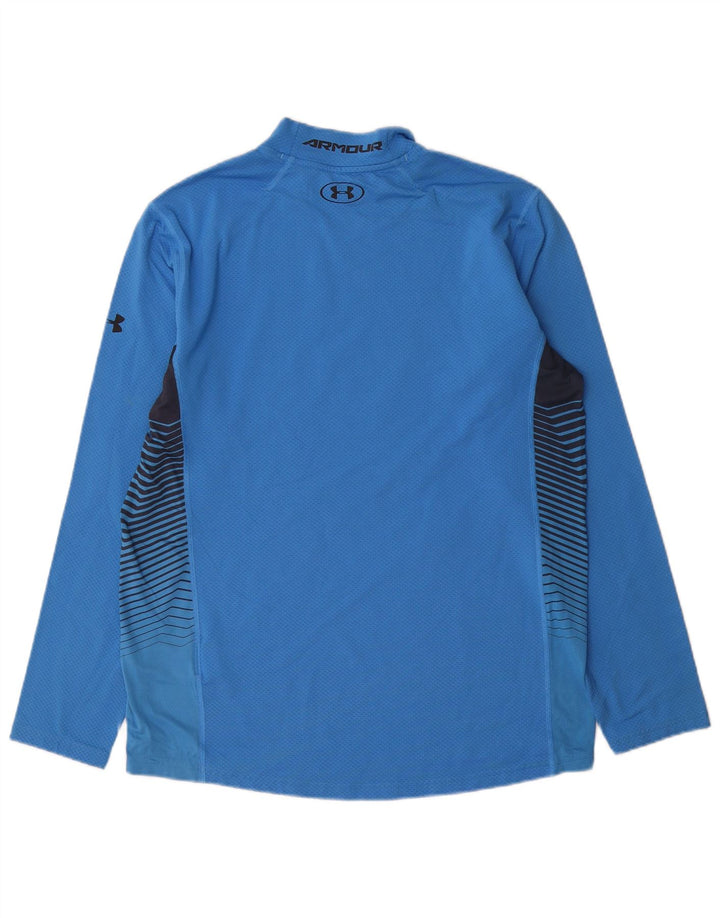 Muška majica Under Armour dugih rukava, veliki plavi poliester