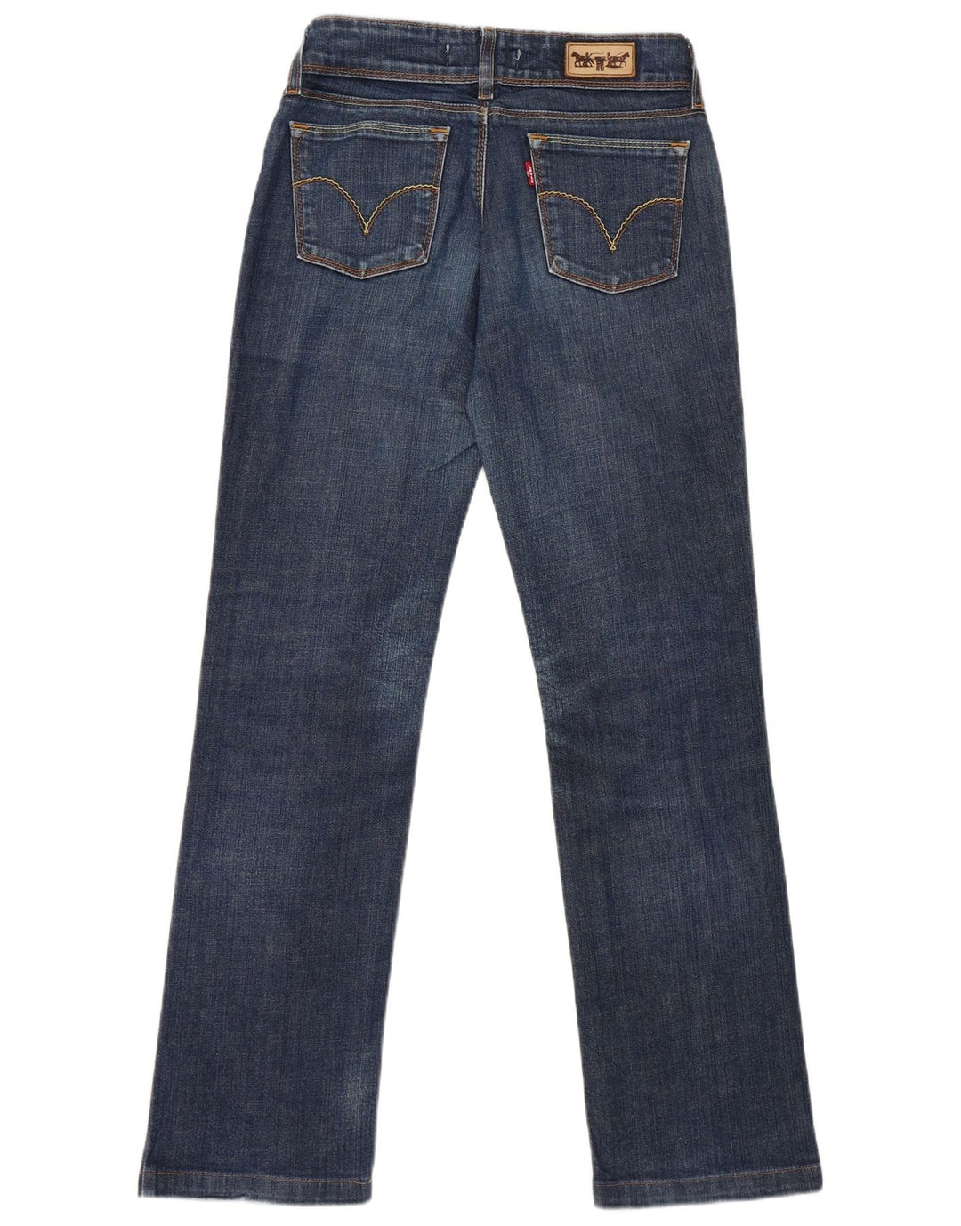 Levi's ženske ravne traperice 570 W29 L30 plavi pamuk