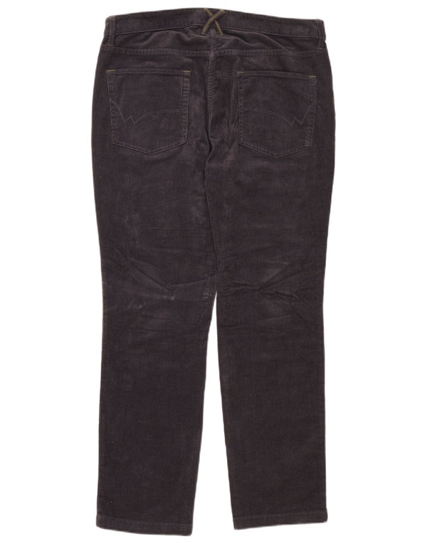 WHITE STUFF Muške ravne hlače od samta UK 16 Large W32 L32 Mornarsko plave