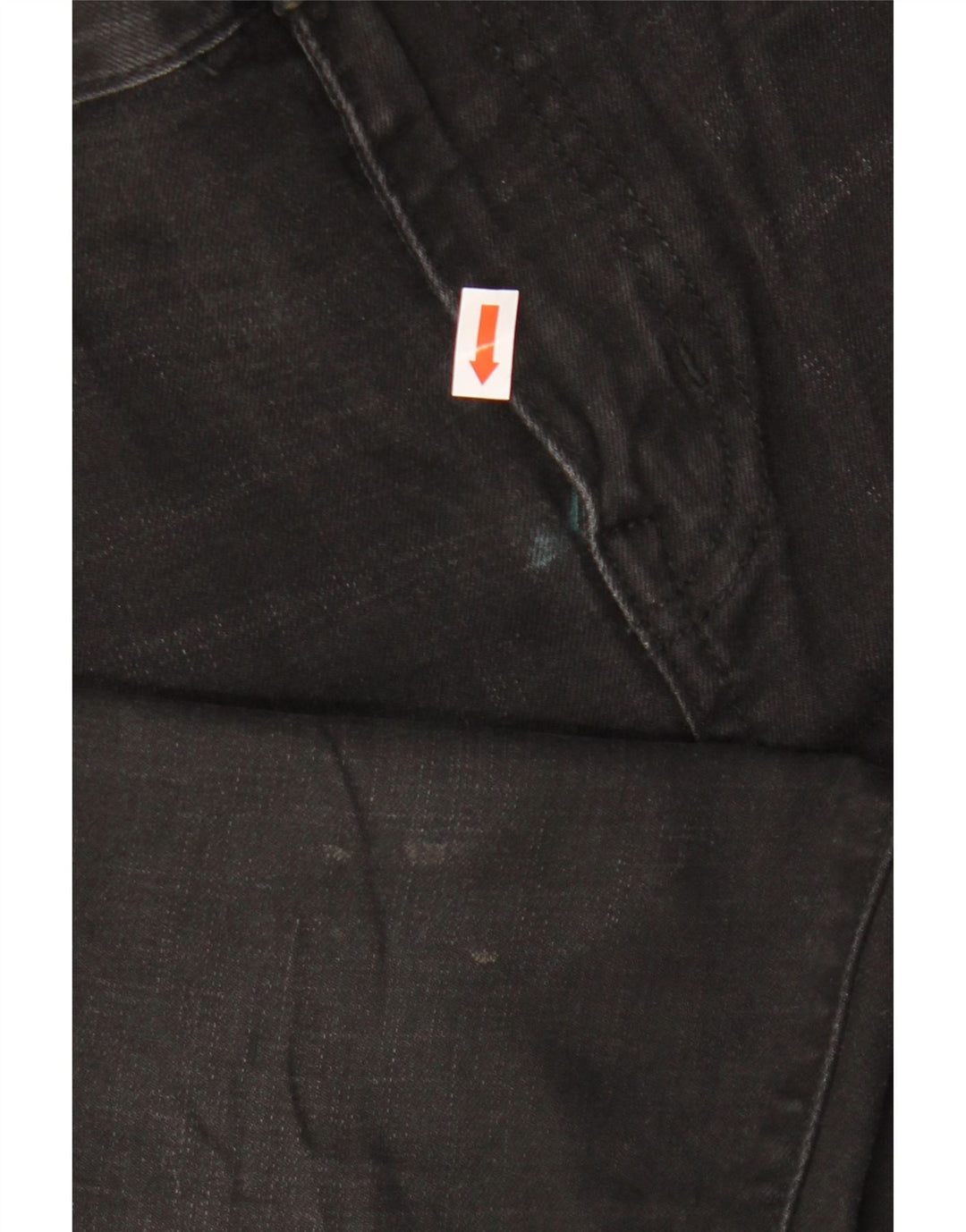 Superdry muške uske traperice W30 L30 crni pamuk