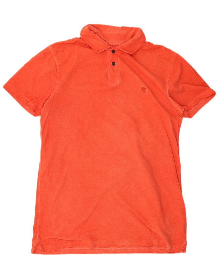 Timberland muška polo majica srednje narančaste pamučne boje