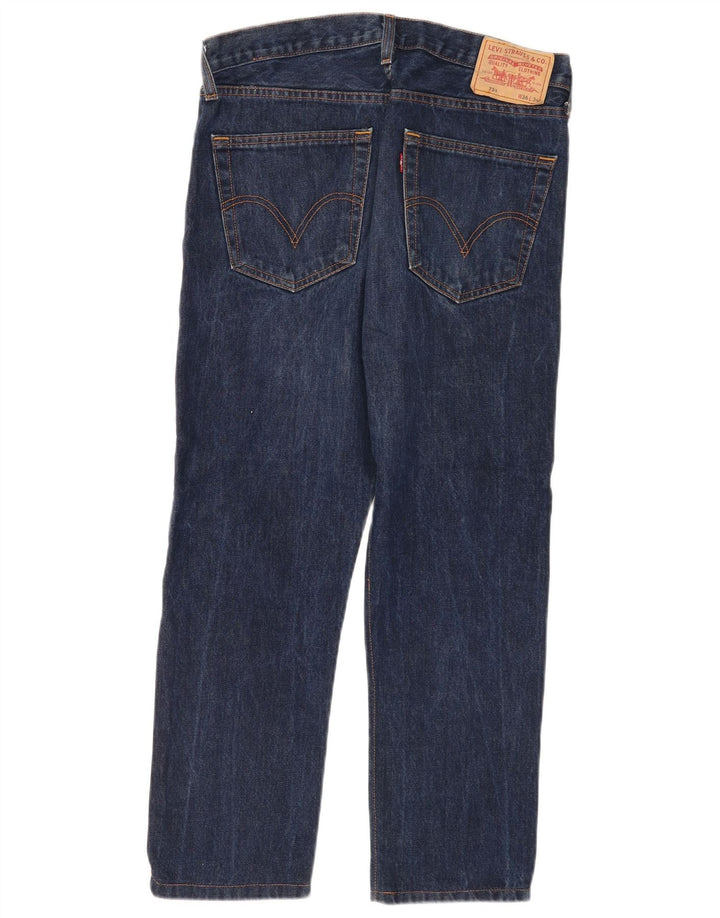 Levi's muške 751 skraćene ravne traperice W36 L25 tamnoplave