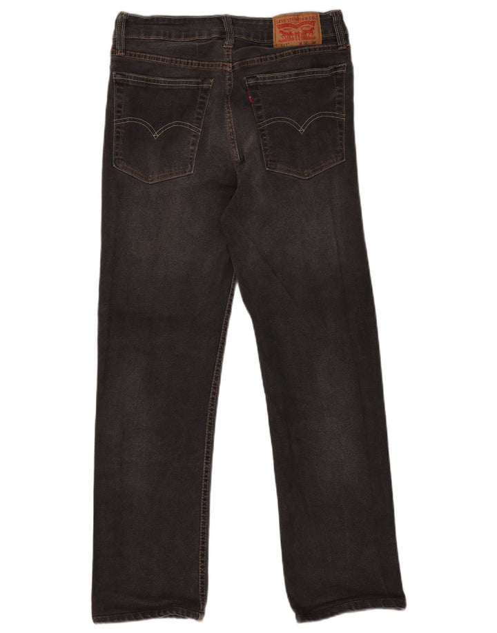 Levi's muške uske ravne traperice W32 L28 sivi pamuk