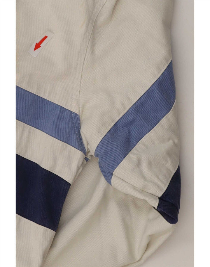 Crew Clothing Muška pulover košulja, pamuk srednje bijele pruge