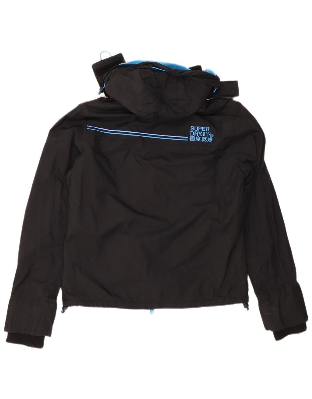 SUPERDRY ženska jakna s kapuljačom UK 12 Srednje crni najlon