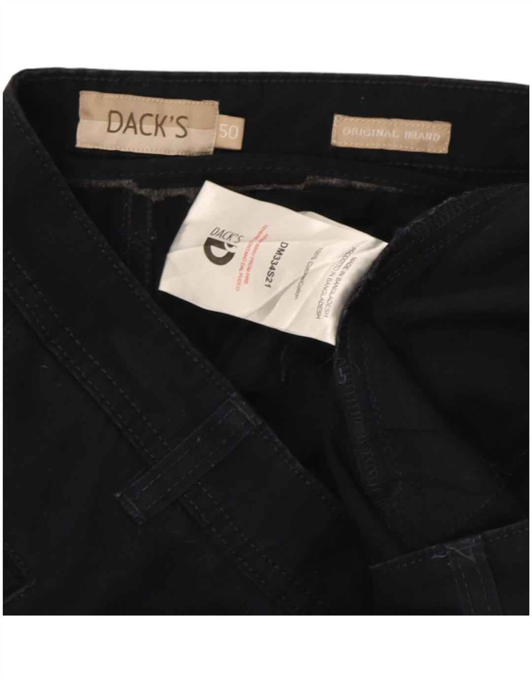 Dack's muške bermude IT 50 Large W34 tamnoplavi pamuk