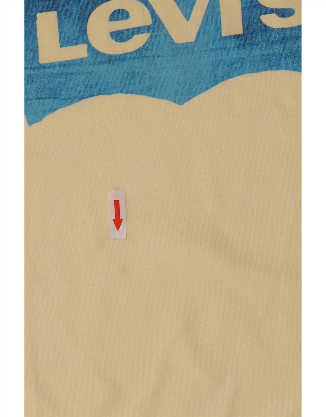 Levi's muška majica kratkih rukava s grafičkim motivima srednje žuti pamuk
